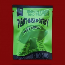 Cherky Bio Plant Based Jerky -  Black Garlic, 30g